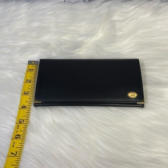 DUNHILL long calf leather men's wallet in black - Picture 13 of 14